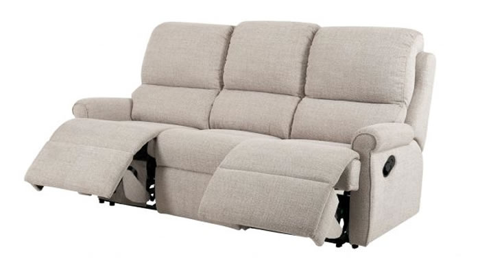 GPlan Lingfield 3 Seater Electric Recliner Loom Shale